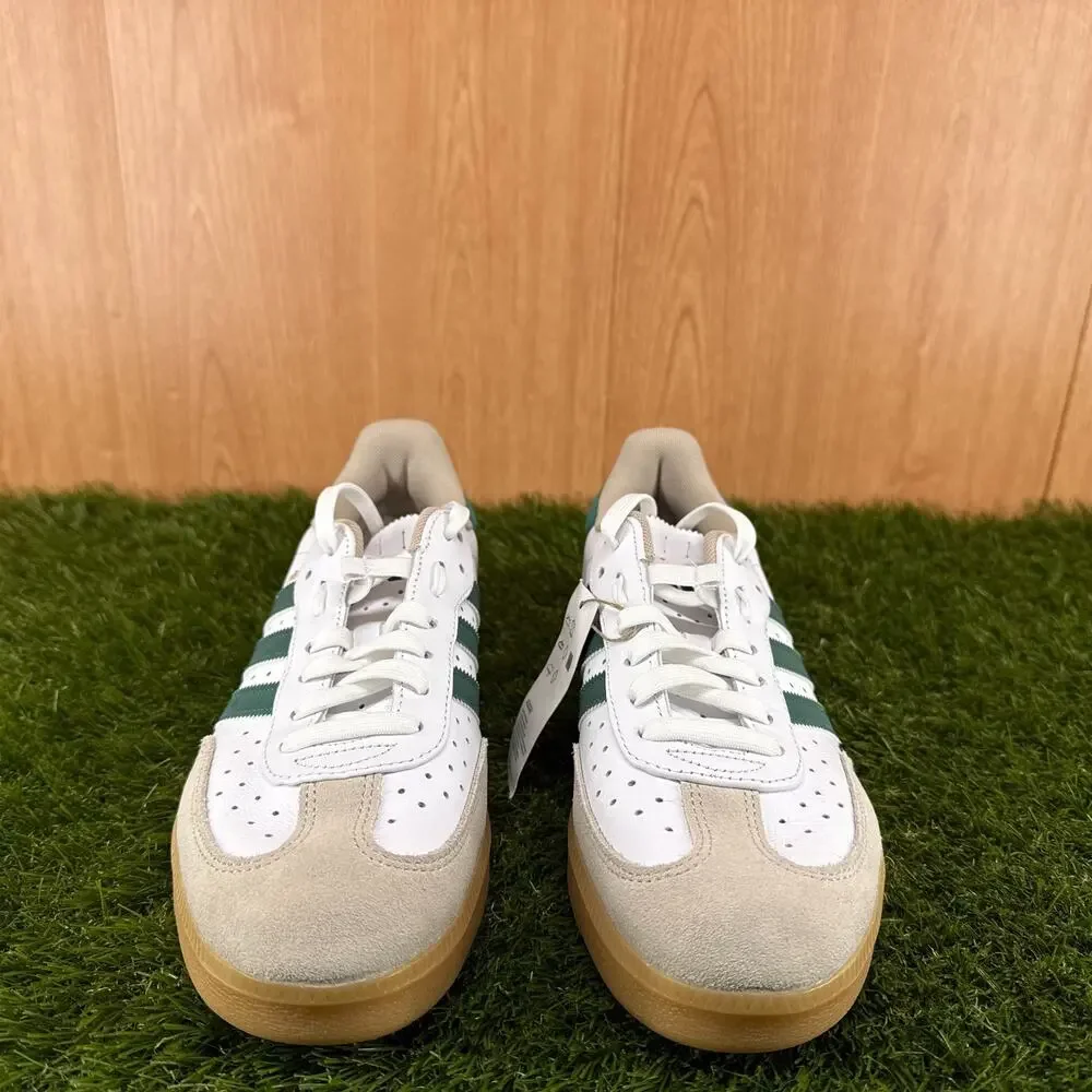 adidas Velosamba Leather Cloud White Green Cycling Shoes JQ2324 Men's Size 9.5 - Picture 4 of 7